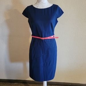 db Established 1962 Women's Navy Sheath Dress Sz 10